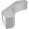 Ekena Millwork 4-in. W x 16-in. D x 20-in. H Legacy Architectural Grade PVC Knee Brace BRCP04X16X20LEC - alternate 2